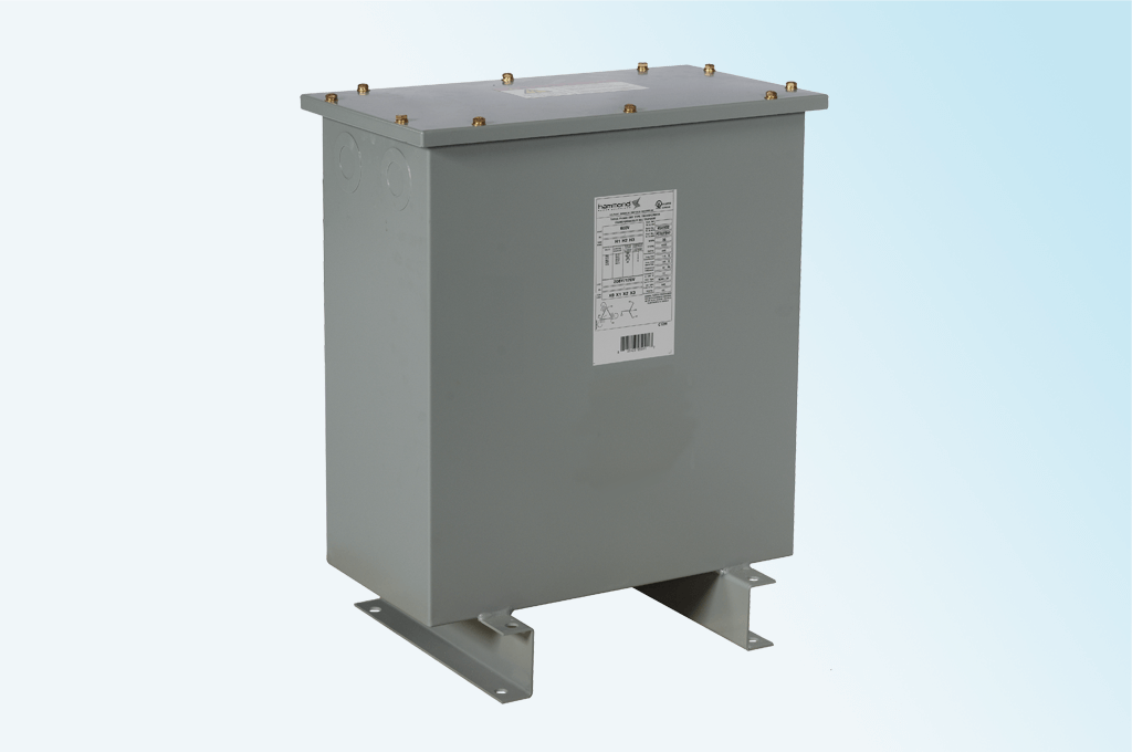 Three phase encapsulated transformer