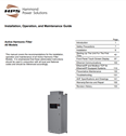 HPS Active Harmonic Filter Manual Title Page