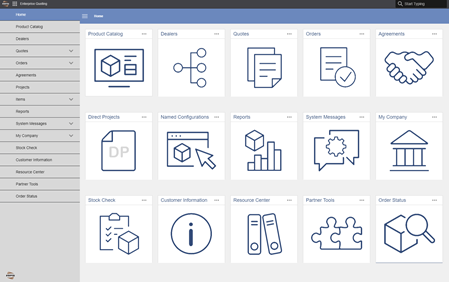 HPS E-portal home page screenshot