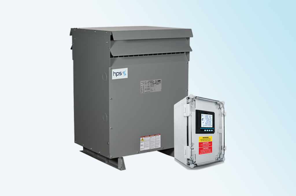 LV transformer with power meter