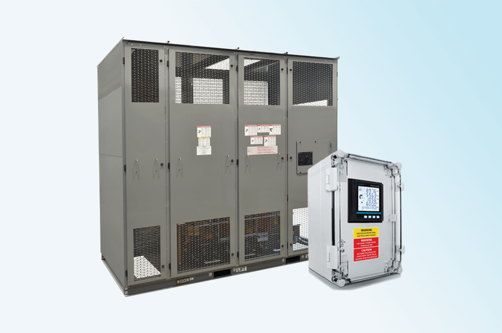 MV Transformer with power meter